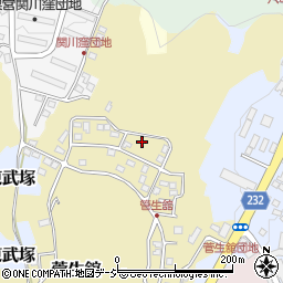 福島県白河市菅生舘79周辺の地図