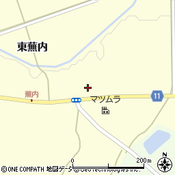 福島県白河市東蕪内新屋敷55周辺の地図