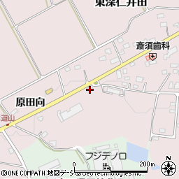 福島県白河市東深仁井田道山2周辺の地図