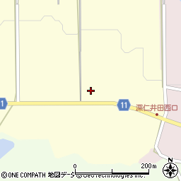 福島県白河市東蕪内周辺の地図