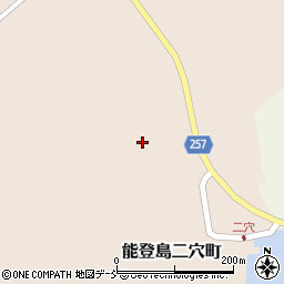 石川県七尾市能登島二穴町リ周辺の地図