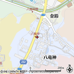 福島県白河市八竜神65-17周辺の地図