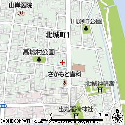 ツクイ上越北城周辺の地図