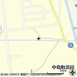 石川県七尾市中島町浜田チ1周辺の地図