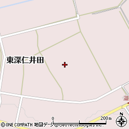 福島県白河市東深仁井田西新田周辺の地図