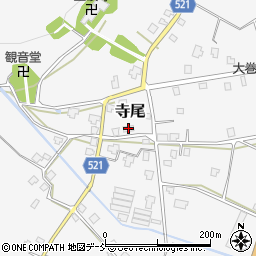 寺尾集落センター周辺の地図