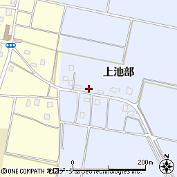 上池部公民館周辺の地図