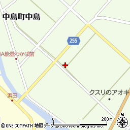 七尾鹿島消防本部　和倉消防署中島分遣所周辺の地図