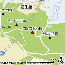 南湖森林公園周辺の地図