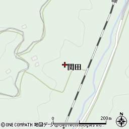 福島県石川町（石川郡）山形（関田）周辺の地図