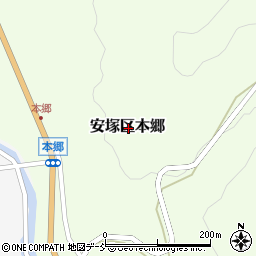 新潟県上越市安塚区本郷周辺の地図