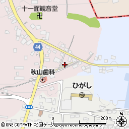 福島県白河市東深仁井田刈敷坂92周辺の地図