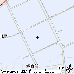 福島県白河市東上野出島赤根久保周辺の地図