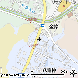 福島県白河市八竜神14周辺の地図