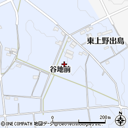 福島県白河市東上野出島谷地前周辺の地図