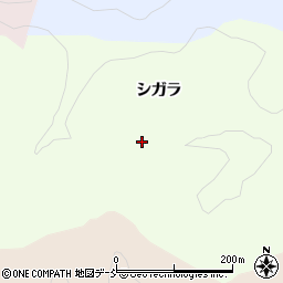 福島県いわき市小川町下小川シガラ周辺の地図