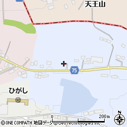 福島県白河市東上野出島（三ツ池）周辺の地図