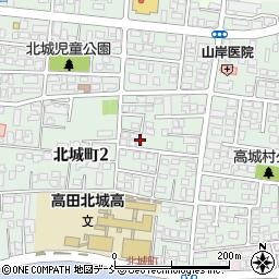 新潟県上越市北城町2丁目11周辺の地図