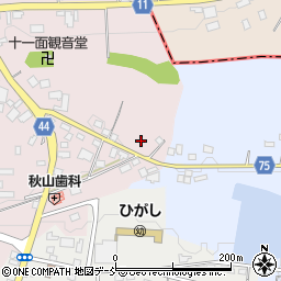 福島県白河市東深仁井田刈敷坂72周辺の地図