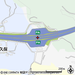 四倉ＰＡ周辺の地図