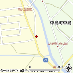 石川県七尾市中島町浜田（レ）周辺の地図