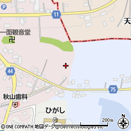 福島県白河市東深仁井田刈敷坂76周辺の地図