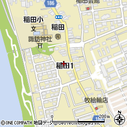〒943-0154 新潟県上越市稲田の地図