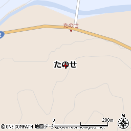 福島県南会津郡南会津町たのせ周辺の地図