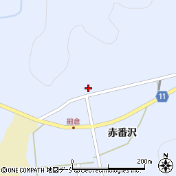 福島県白河市借宿サゴメン周辺の地図