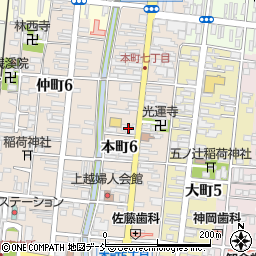 より道 本町店周辺の地図
