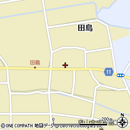 福島県白河市田島周辺の地図