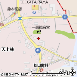 福島県白河市東深仁井田刈敷坂59周辺の地図