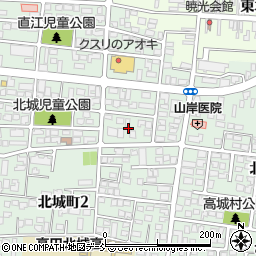 新潟県上越市北城町4丁目16周辺の地図