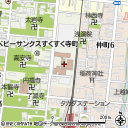 サンクス高田 万來館 穂周辺の地図