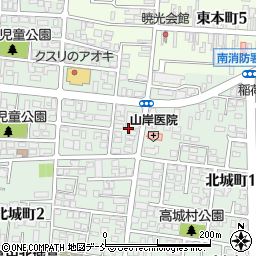 新潟県上越市北城町4丁目21周辺の地図