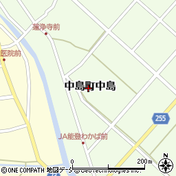 石川県七尾市中島町中島周辺の地図
