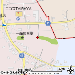 福島県白河市東深仁井田刈敷坂55周辺の地図