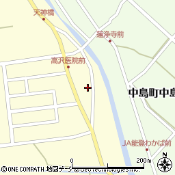 石川県七尾市中島町浜田タ17周辺の地図