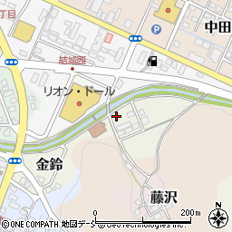 福島県白河市金鈴周辺の地図