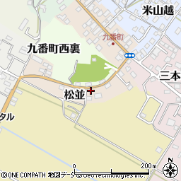 福島県白河市松並5周辺の地図