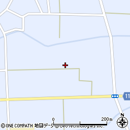 福島県白河市借宿神田周辺の地図