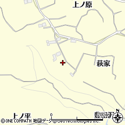 福島県いわき市小川町西小川萩家周辺の地図