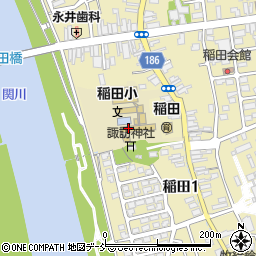 上越市立稲田小学校周辺の地図