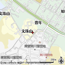福島県白河市文珠山周辺の地図