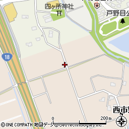 新潟県上越市西市野口周辺の地図