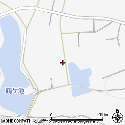 福島県白河市東下野出島鶴池周辺の地図
