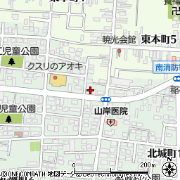 新潟県上越市北城町4丁目20周辺の地図