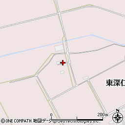 福島県白河市東深仁井田辻ヶ原周辺の地図