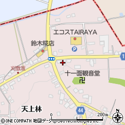 福島県白河市東深仁井田刈敷坂39周辺の地図