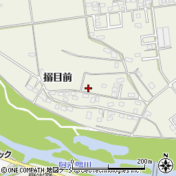 福島県白河市大搦目前周辺の地図